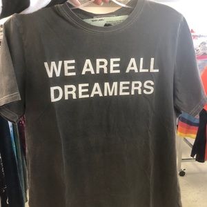Off-white we are all dreamers T shirt